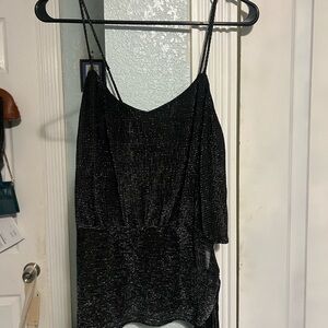 Vintage Prophecy Elegant Black Tank Top